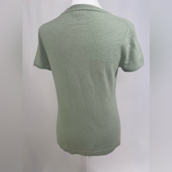 New / Relaxed cashmere T-shirt / B001 - Picture 3 of 7